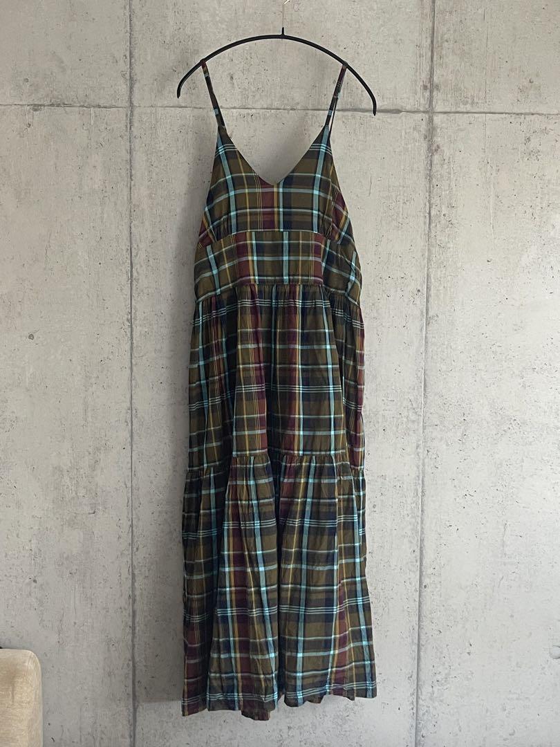 【eL】Made in India Madras Check One-piece