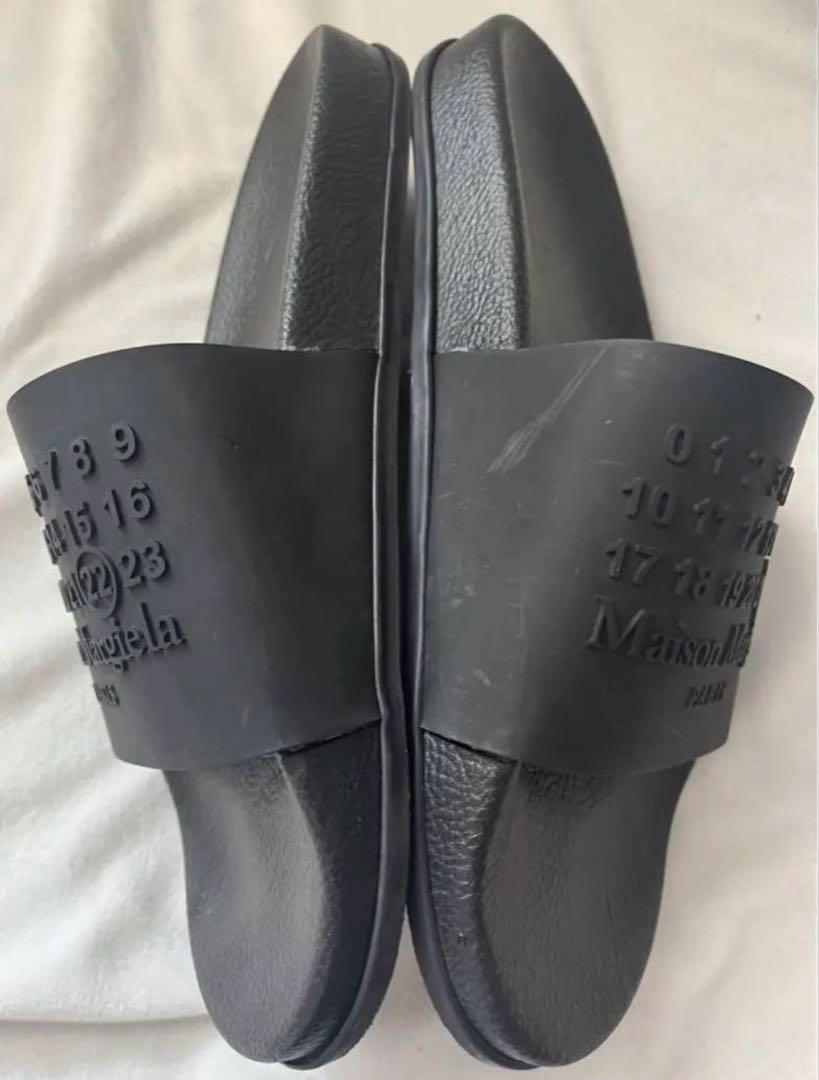 Maison Margiela ブラックスライドサンダル　42 27cm
