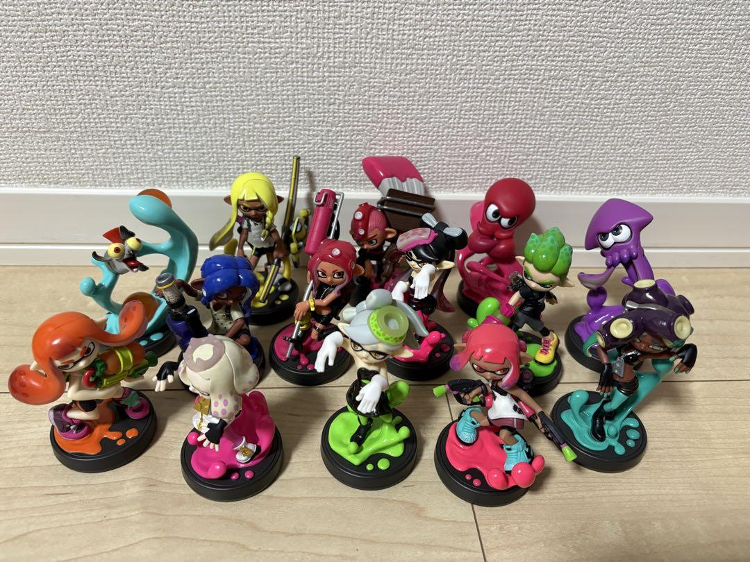 スプラトゥーン amiibo まとめ 売り スプラトゥーンamiibo 14体 まとめ売り - メルカリ