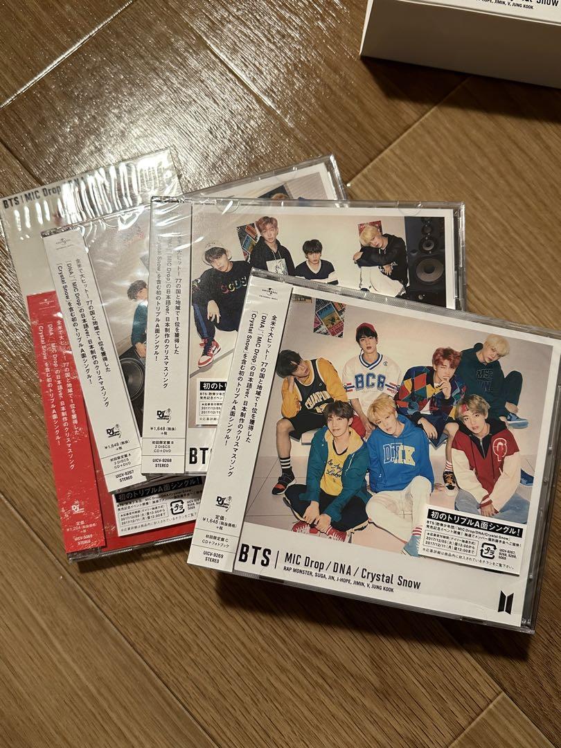 bts MIC Drop DNA Crystal ボックス BTS Mic drop / DNA Crystal Snow Japan F.C Limited Official