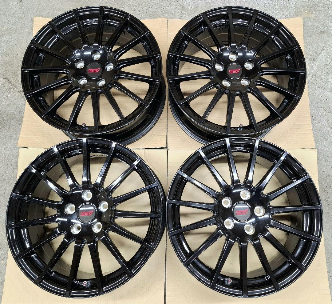 【美品】スバル レヴォーグ STI 純正 OP 純正 ホイール 4本 18インチ 60,445円