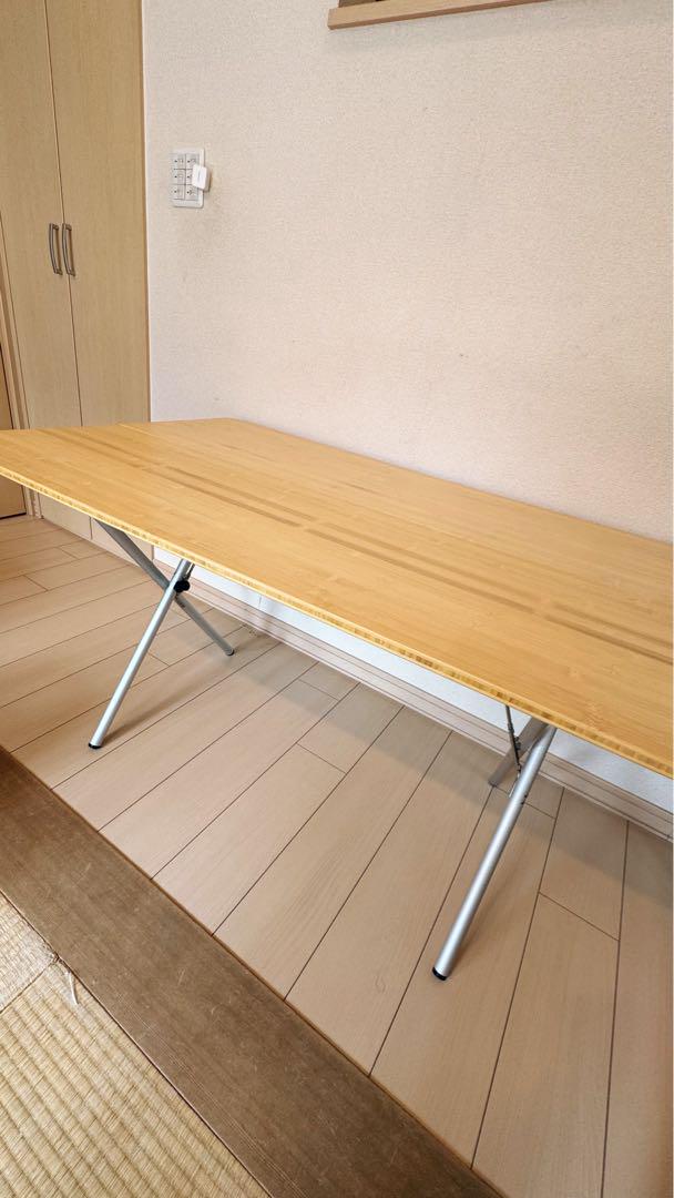 snow peak ワンアクションテーブルロング竹 LV-015TR 美品