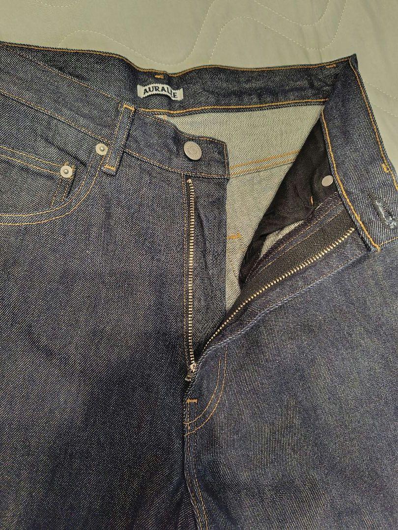 新品未使用　AURALEE HARD TWIST DENIM WIDEPANTS