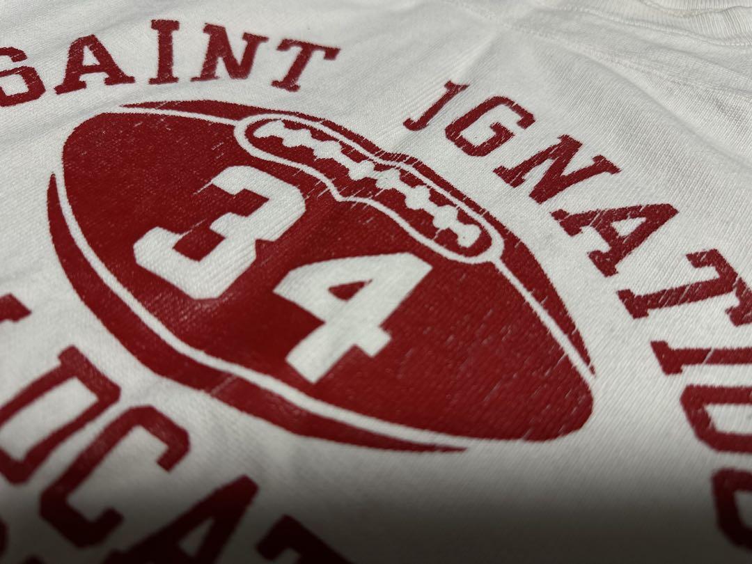 60sチャンピオン フットボールTee タタキタグ　J.V. Football 60sチャンピオン フットボールTee タタキタグ J.V. Football