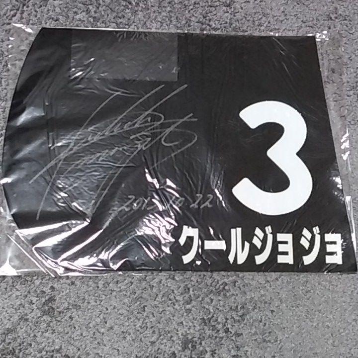 クールジョジョ 特別ゼッケン 幸騎手サイン入り