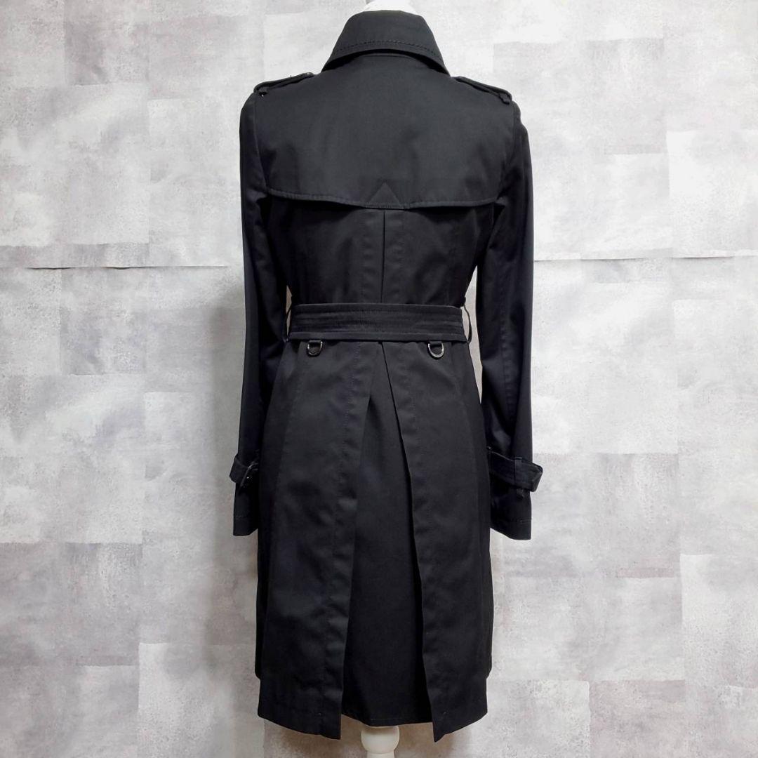 希少 極美品 L バーバリーブラックレーベル トレンチ コート 黒 羊毛ライナー