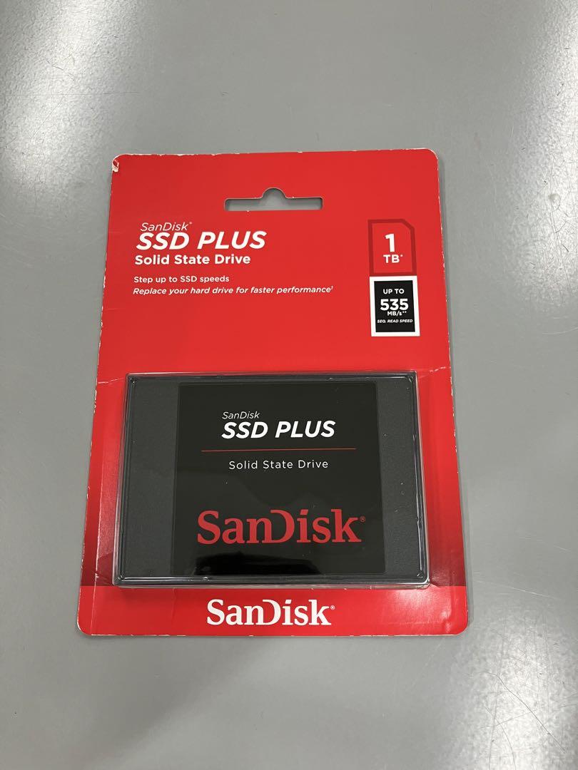 [未開封.新品.未使用] SanDisc SSD PLUS 1TB 新品・未開封 SanDisk SSD PLUS 1TB