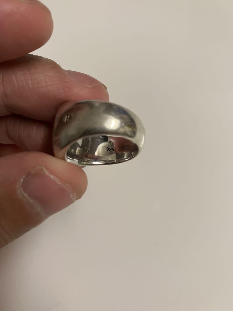 トムウッド リング Oval Larvikite ラルビカイト size50