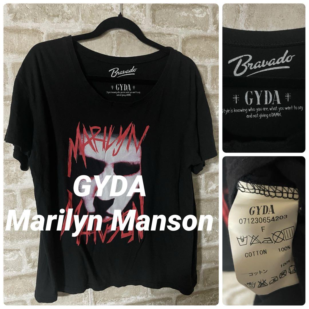 GYDA レディースF Tシャツ　マリリンマンソン　ロックTシャツ　ジェイダ