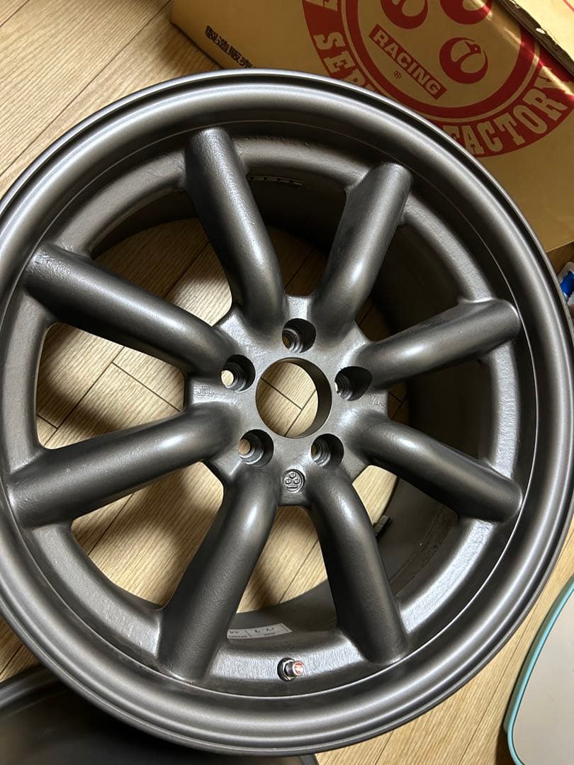 ワタナベホイールF8 17インチ9j+34PCD100 5穴 ホイールのみ2本 ワタナベホイールF8 17インチ9j+34PCD100 5穴 ホイールのみ2本