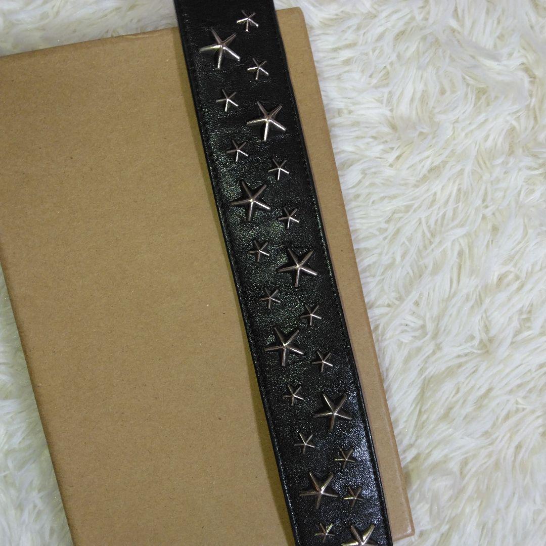 ★週末セール★　JIMMY CHOO ベルト スタッズ スター 星 レザー 本革