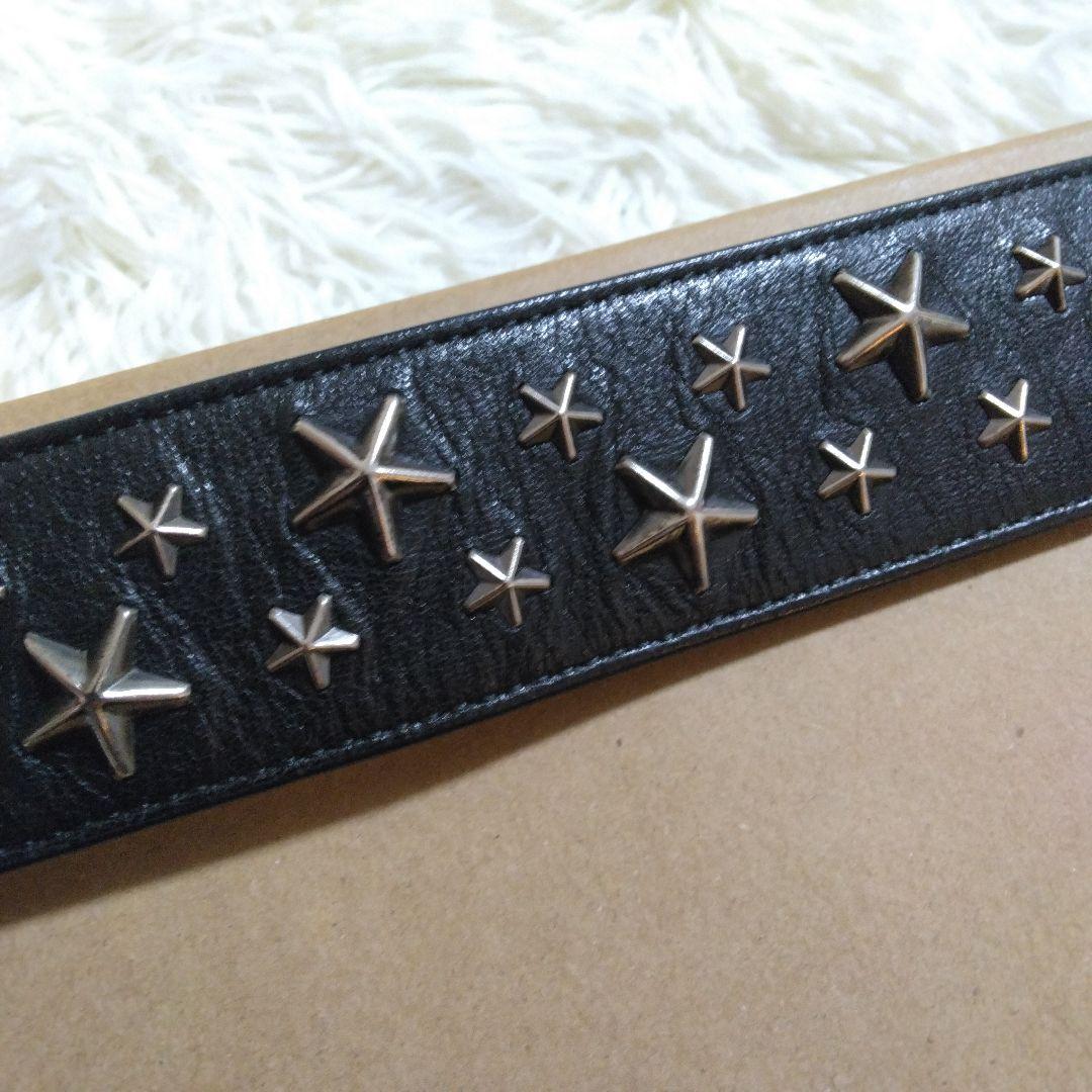 ★週末セール★　JIMMY CHOO ベルト スタッズ スター 星 レザー 本革