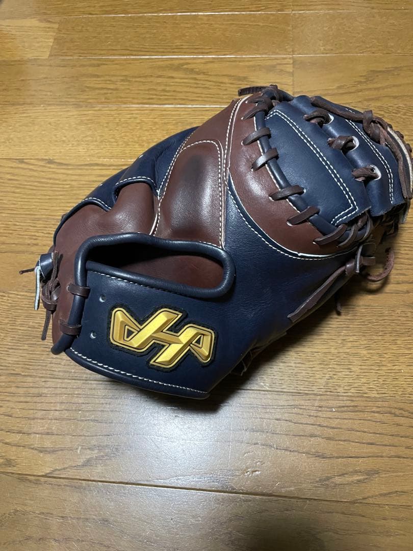 【ほづみ】ハタケヤマ DB29 軟式グローブ ネイビー/ブラウン