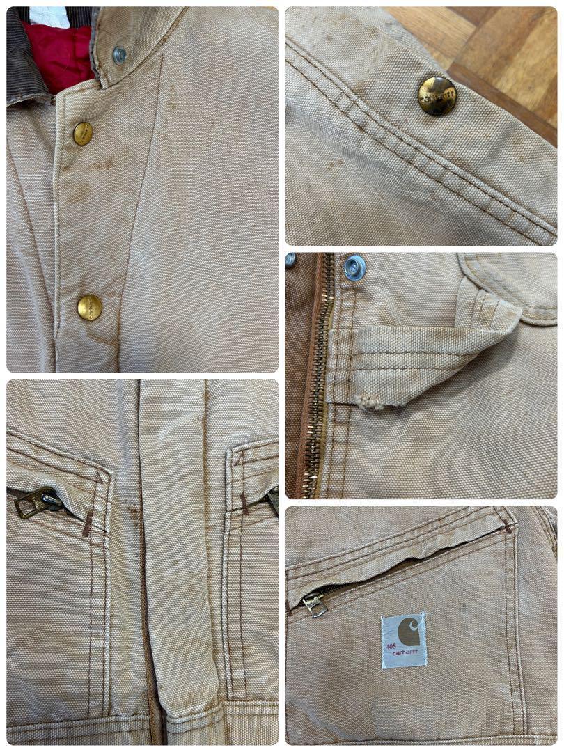 70s Carhartt USA製 ダック地 オールインワン つなぎ S176