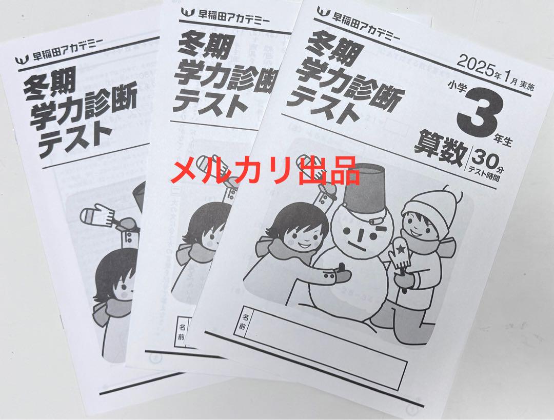 早稲田アカデミー】小3・冬期学力診断テストの結果 - 花ちゃん