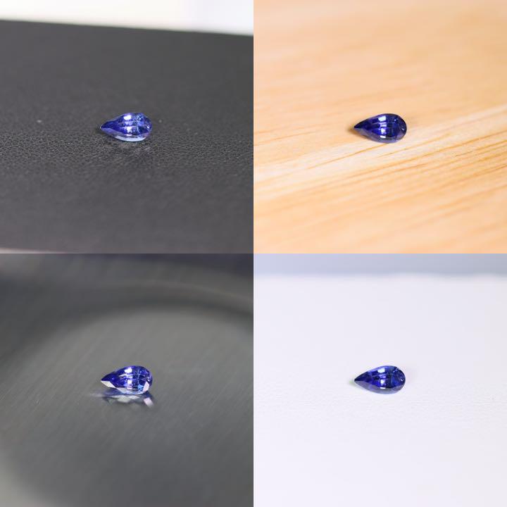 32%割引ブルー系【楽天カード分割】 『天然ベニトアイト』0.68ct オフライン販売 28.4mm ルース 天然タイチンゴールドルチルクォーツ 各種パーツ