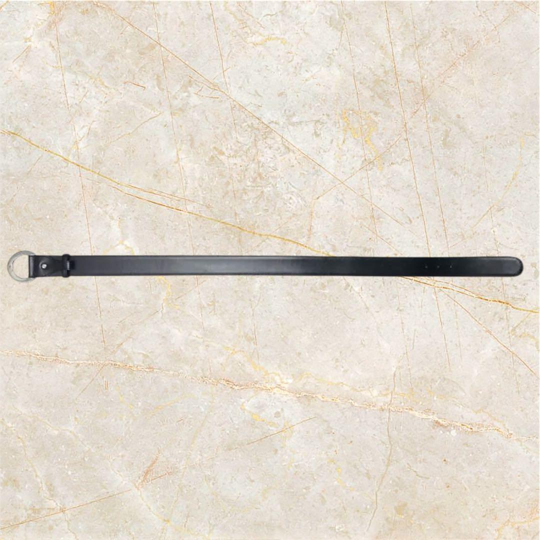 ブルガリ BVLGARI ロゴマニア ベルト ブルー デニム レザー レディース