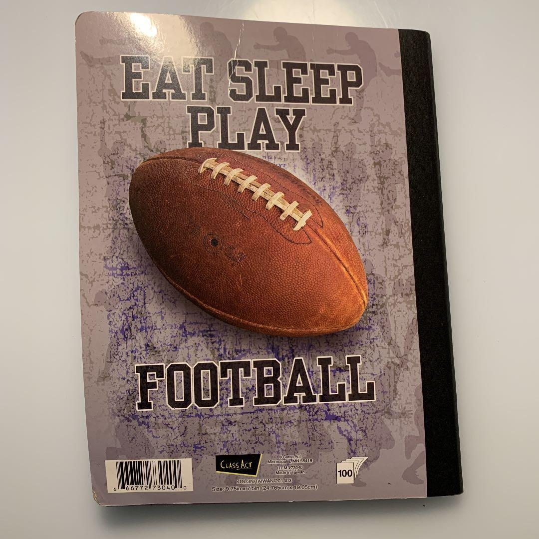 メルカリ アメフト ラグビーノート アメリカ製 アメリカンフットボール 450 中古や未使用のフリマ