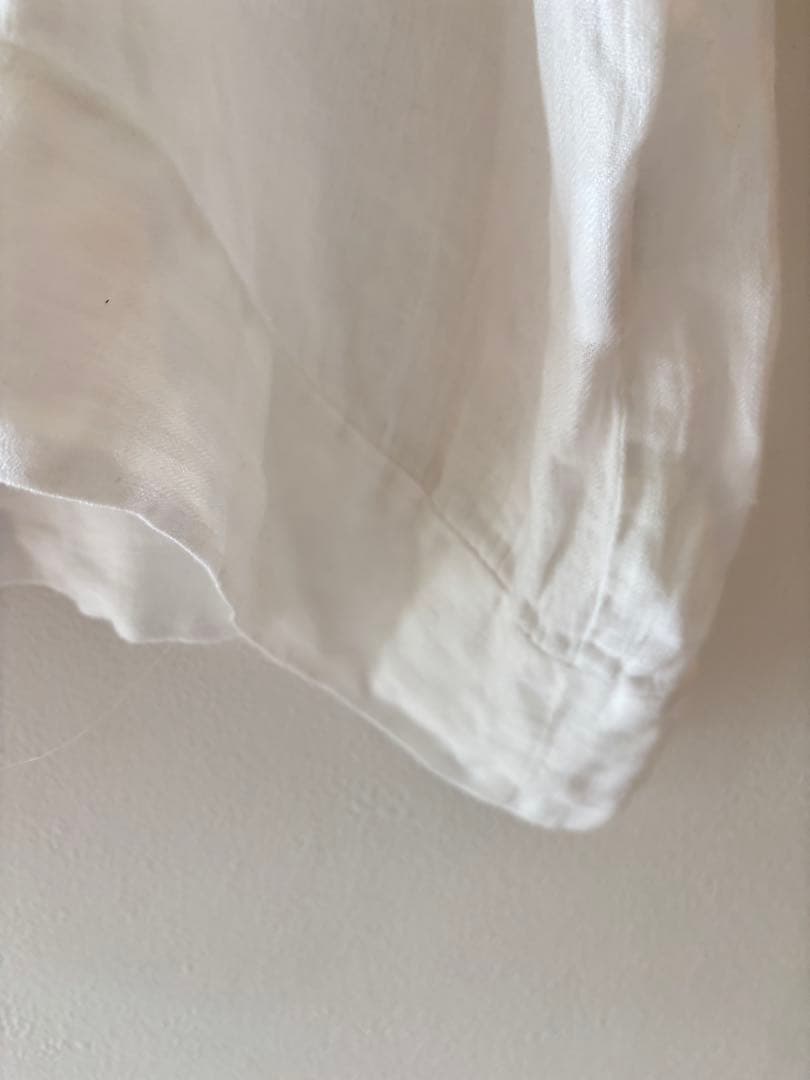 ギャレゴデスポート ボトルネック　カラー プルオーバーシャツ リネン