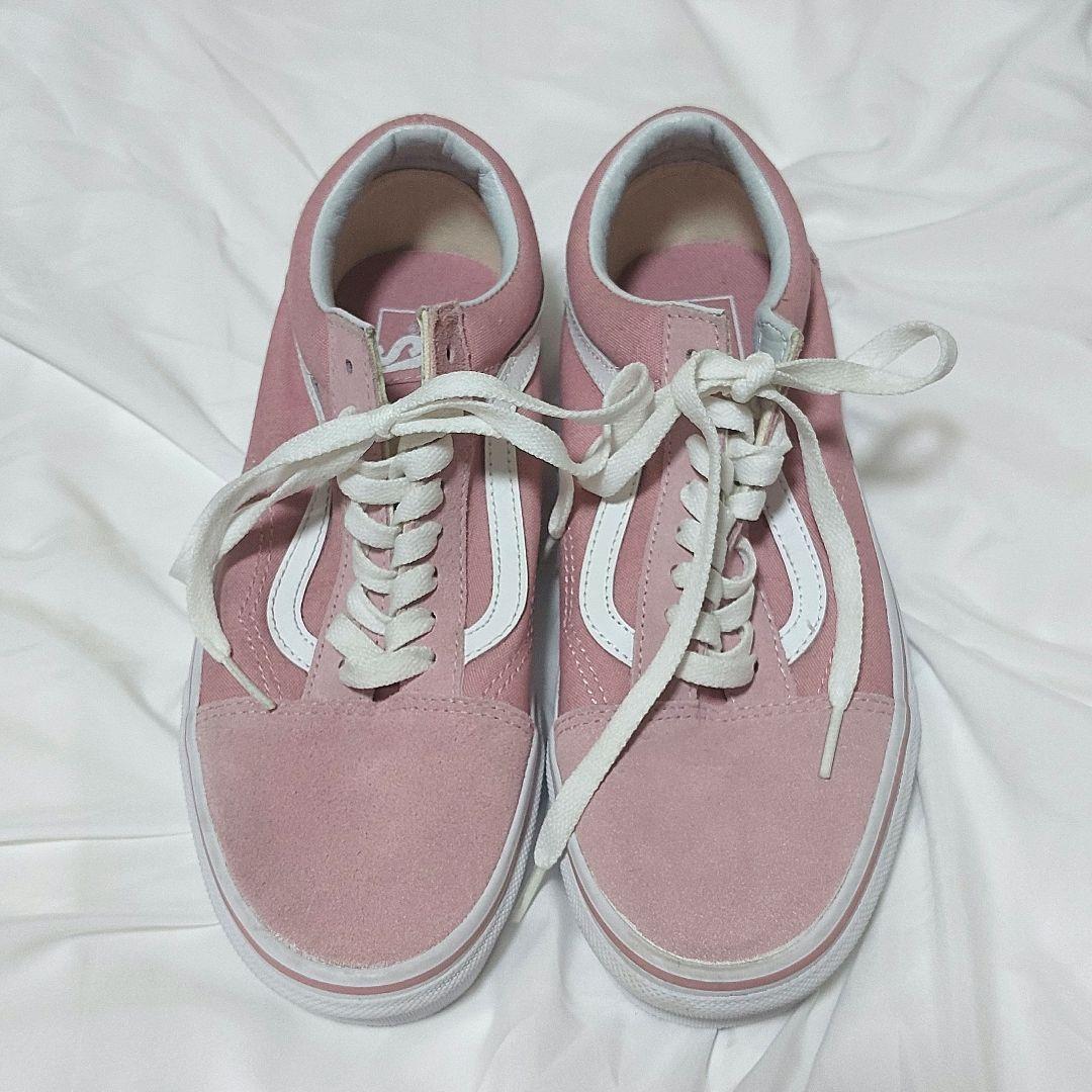 【稀少】US　VANS スニーカー　24.５センチ　ピンク