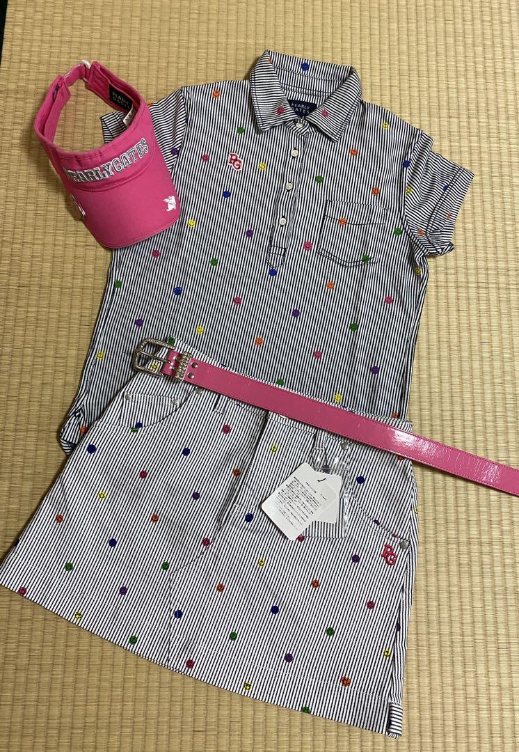 【特別セール品】 3点セット セットアップ パーリーゲイツ 極美品 0 人気 カタログ掲載 レディースウェア