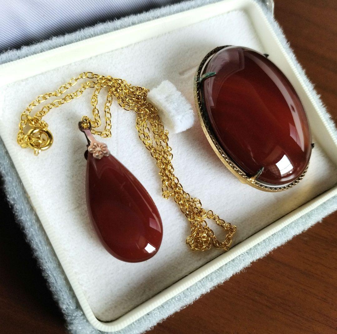オール新品□特大天然石メノウ付き，宝石風，高級帯留め，正絹