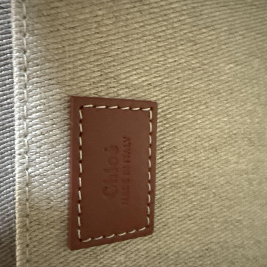 Chloé 赤 キャンバス トートバッグ Chloe クロエ