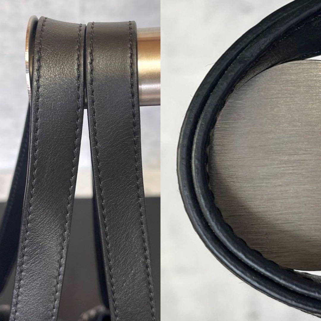 【未使用級】JIMMY CHOO PIMLICO BLACK A4 トートバッグ