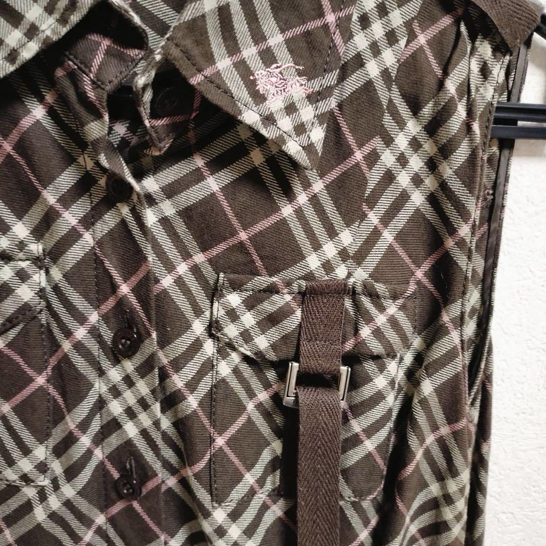 BURBERRYブルーレーベル　チェック柄ミニワンピース BURBERRY バーバリー・ブルーレーベル ワンピース チェック柄