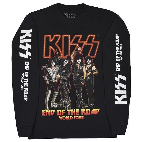 KISS End Of The Road Tour 世界ツアーロンTシャツ XL - メルカリ