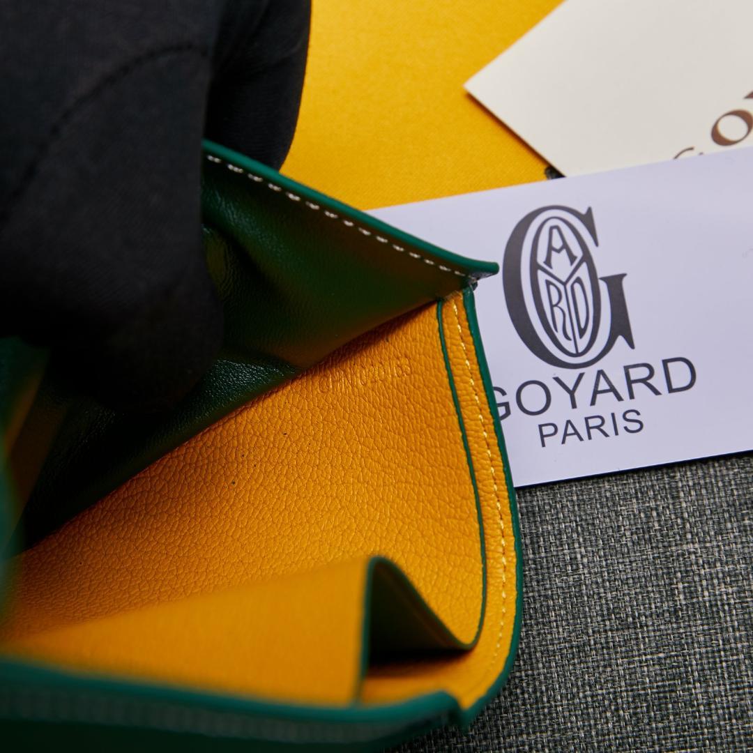 Goyard 二つ折り財布 緑色