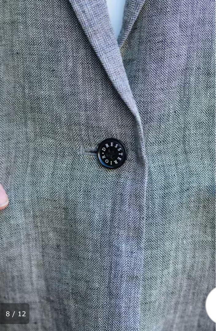 DRESSTERIOR ウォッシャブル ヘリンボーンライトジャケット