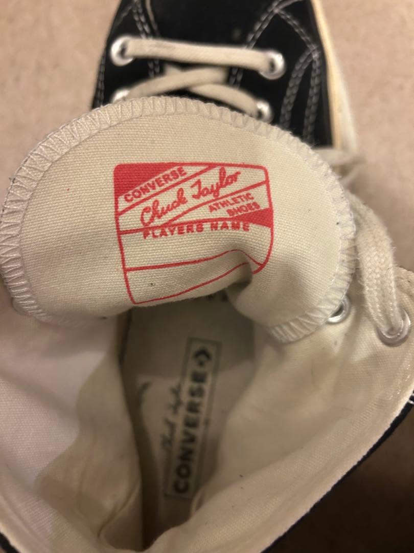 【27.5】 CONVERSE チャックテイラー CT70 ブラックハイカット 【27.5】 CONVERSE チャックテイラー CT70 ブラックハイカット