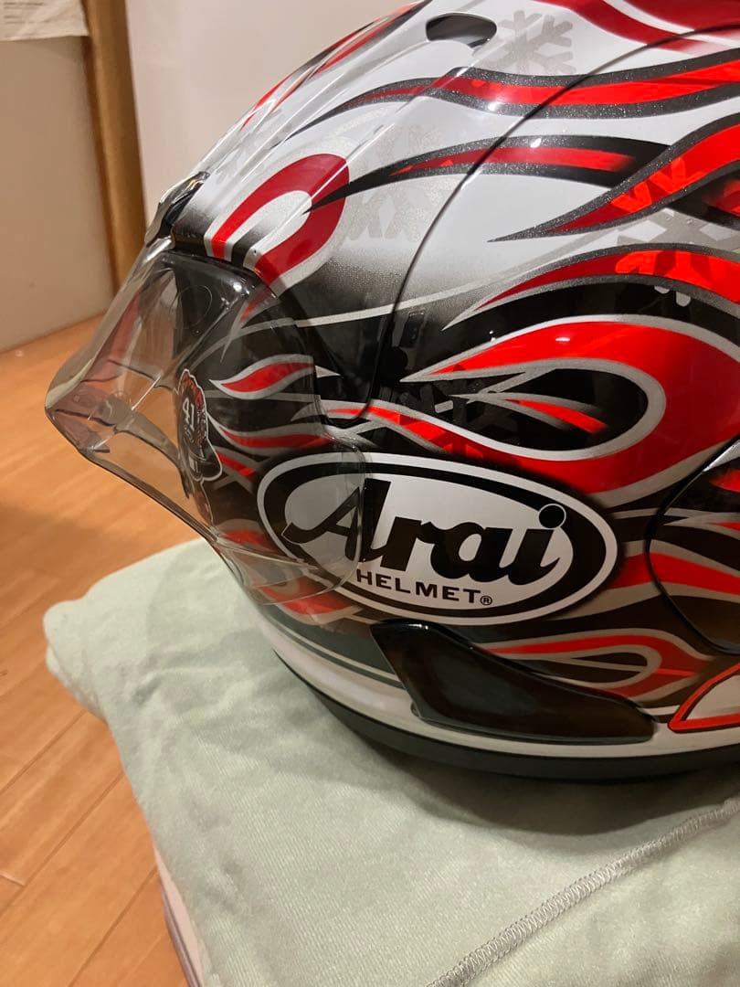 Arai rx7x ハガ haga 純正スポイラー付 Arai rx7x ハガ haga 純正スポイラー付