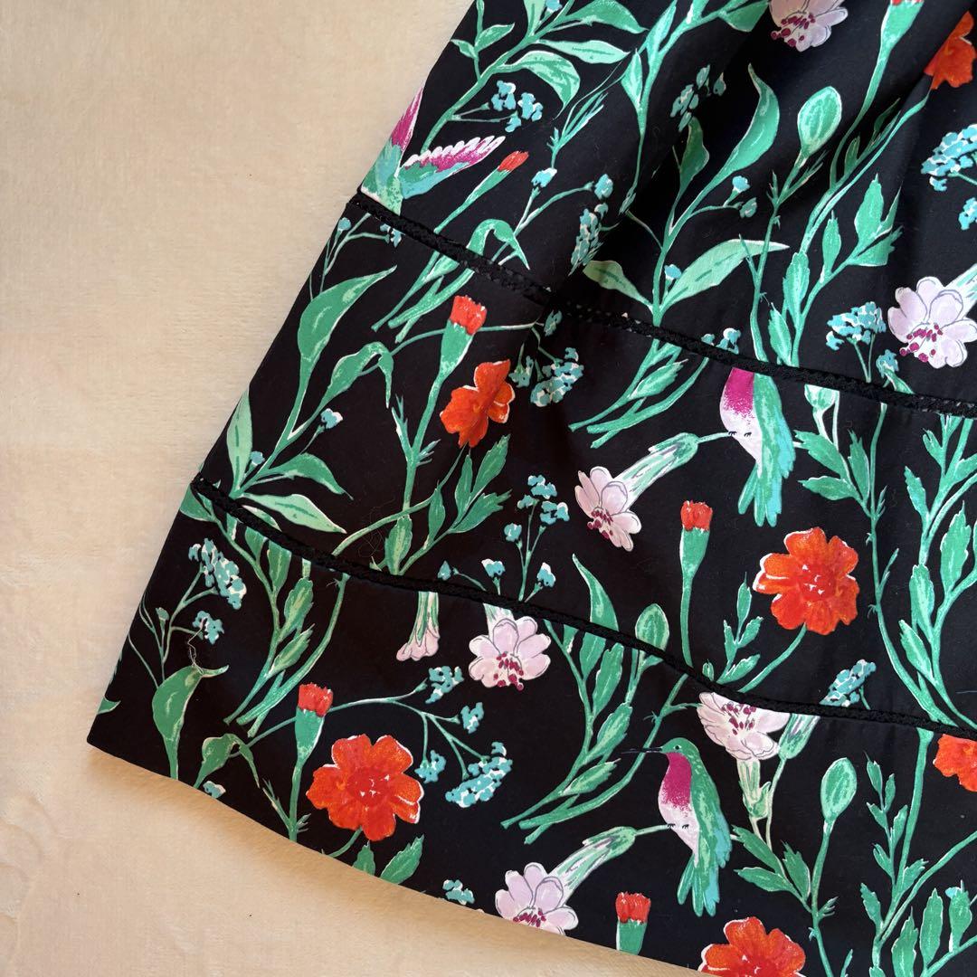 【Kate spade】XL 花柄 ティアードワンピース 大きいサイズ
