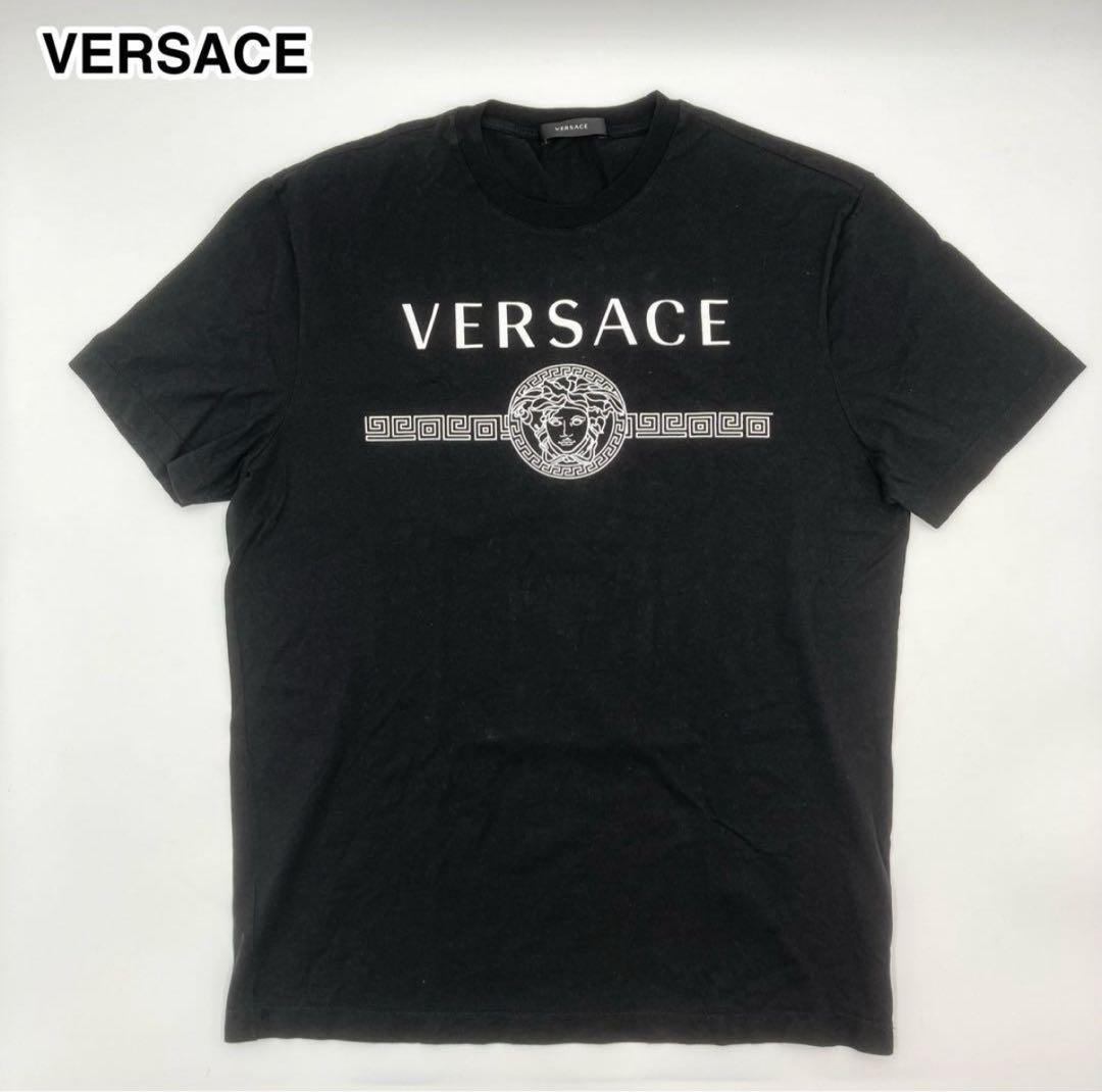 VERSACE 黒 ロゴ Tシャツ