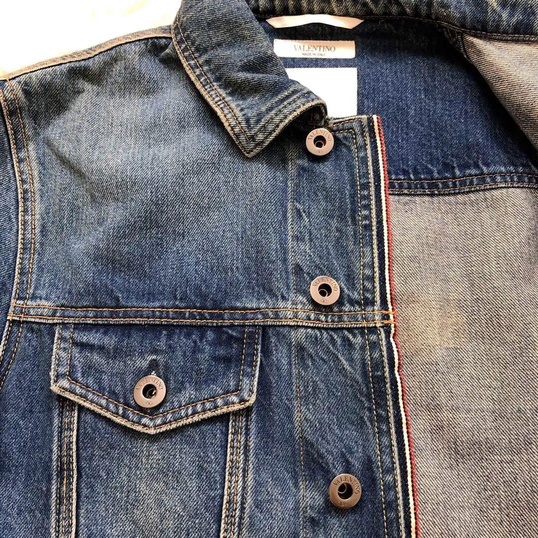 ✨圧巻✨レア　本物コレクションモデル ヴァレンティノ スタッズ デニムジャケット
