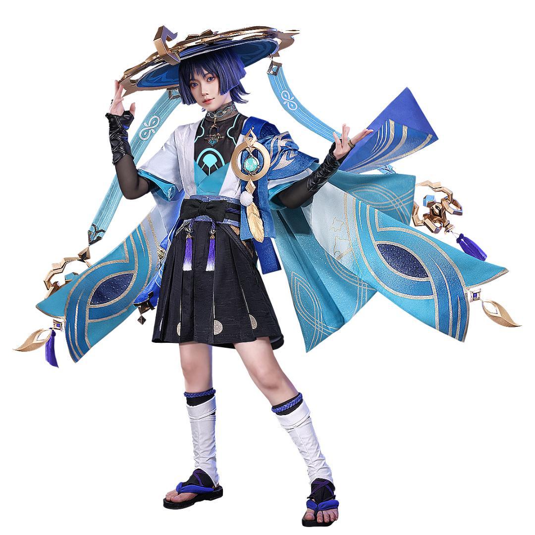 原神スカラマシュ 放浪者コスプレ Lサイズ ウイッグ靴付き 三分妄想　公式品 原神スカラマシュ 放浪者コスプレ Lサイズ ウイッグ靴付き 三分