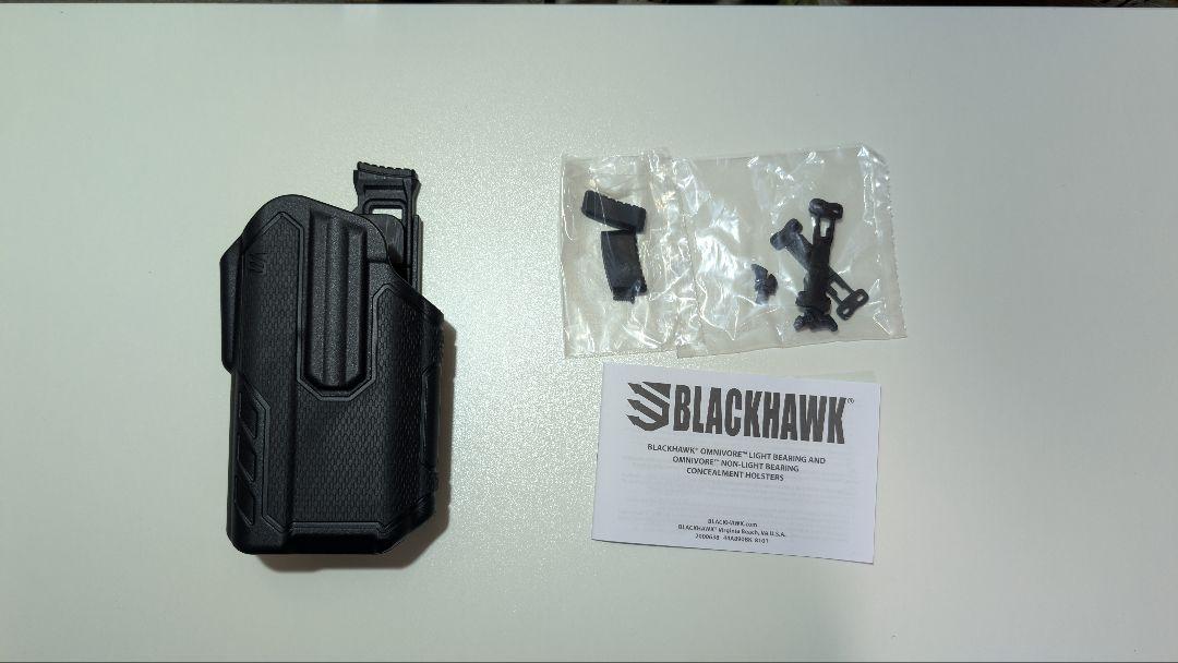 BLACK HAWKホルスター　デューティーベルトループ2点セット BLACK HAWKホルスター デューティーベルトループ2点セット