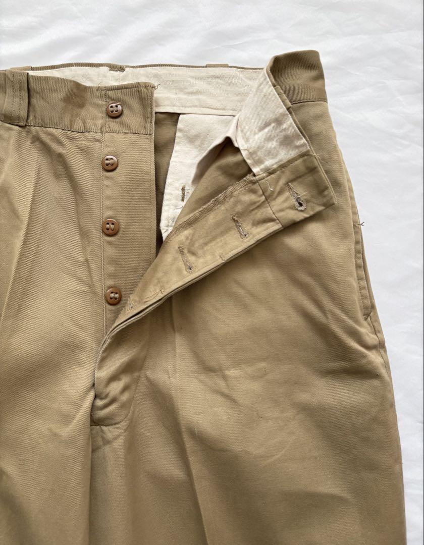 50's US Army M-52 Chino Trousers W31