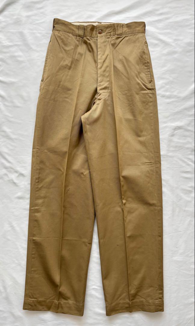 50's US Army M-52 Chino Trousers W31