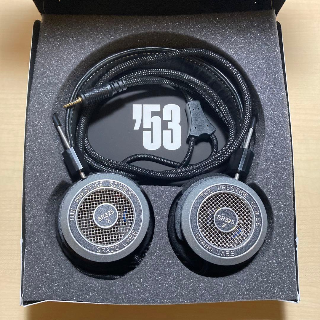 適切な価格 GRADO SR325X グラド 開放型ヘッドホン 保証期間有効納品書
