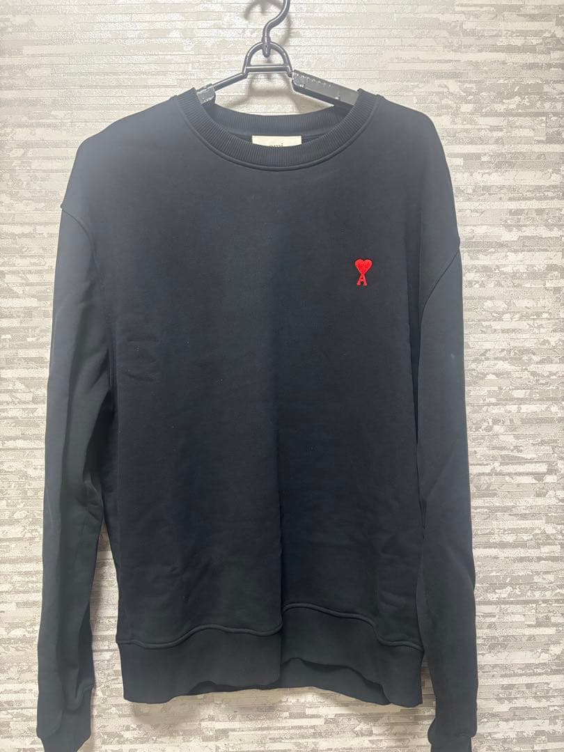 ami ブラック スウェット トレーナー