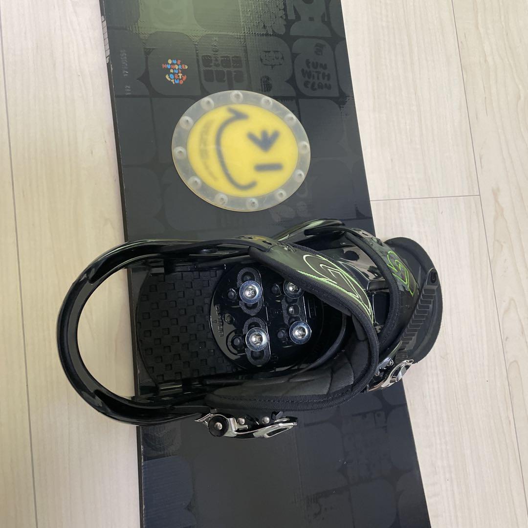 スノーボード　aurora ビンディング付　セット　バートン　BURTON