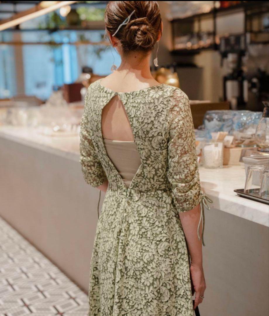 Kastane オケージョンドレス結婚式Uneven bicolor dress