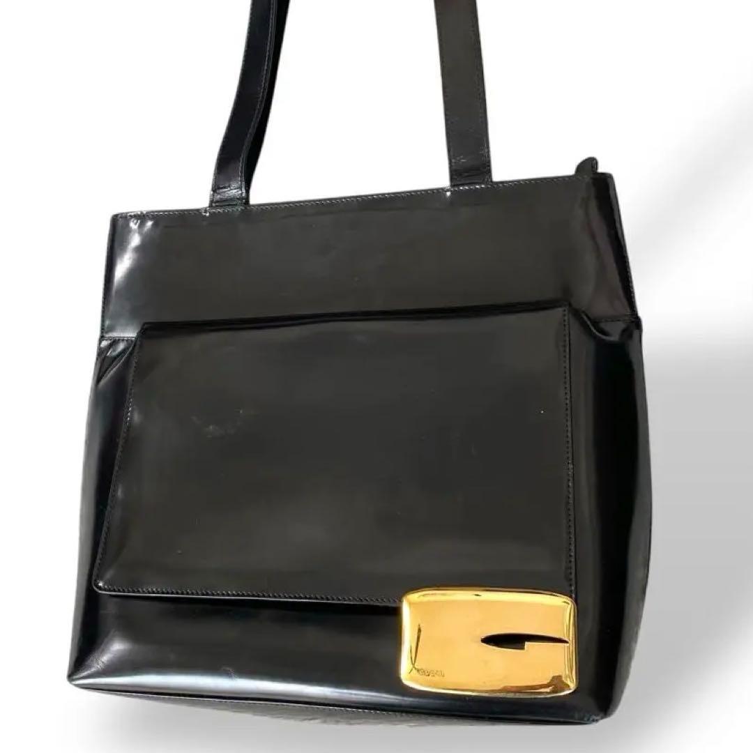 GUCCI トートバッグ　ワンショルダー　Gロゴ　ゴールド金具