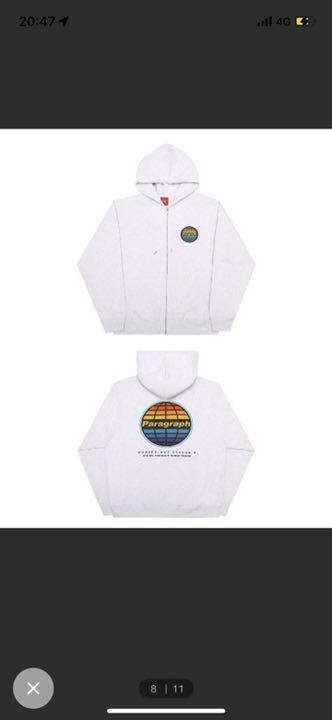 SALE100%新品 ParagraphEarthLogoZipUpHoodieジップアップパーカー mXtSw-m18723229050 即納在庫あ