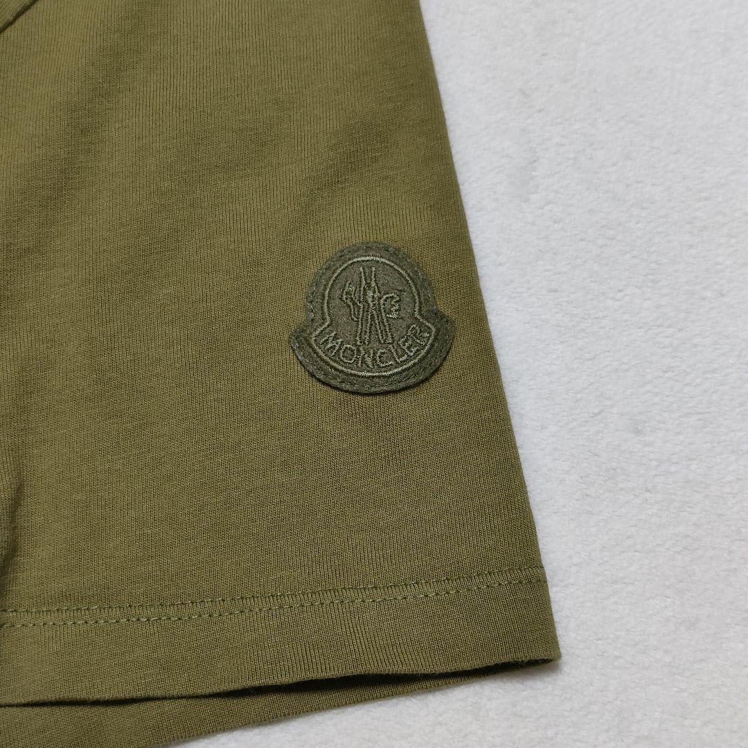 売り切り‼️モンクレール　Tシャツ　カーキ　L MONCLER Tシャツ カーキ L - メルカリ