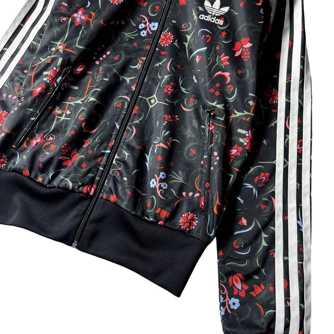 ☆アディダス オリジナルス ロゴ 花柄 トラックジャケット