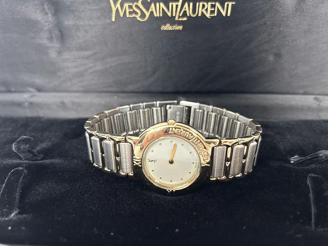 Yves Saint Laurent ゴールド シルバー 時計